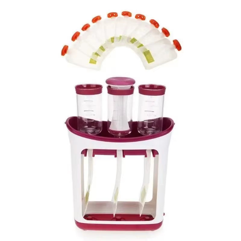 Puree Squeezer Complementary Food Production Manual Baby Food Storage Bag Complementary Food Machine Home Kitchen Dispenser