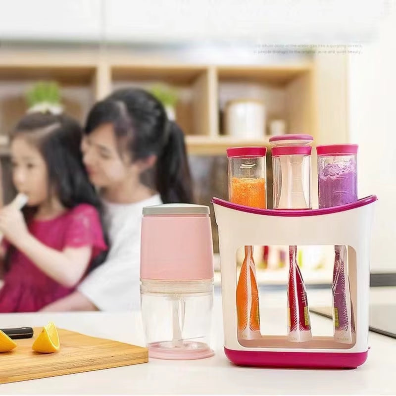 Puree Squeezer Complementary Food Production Manual Baby Food Storage Bag Complementary Food Machine Home Kitchen Dispenser