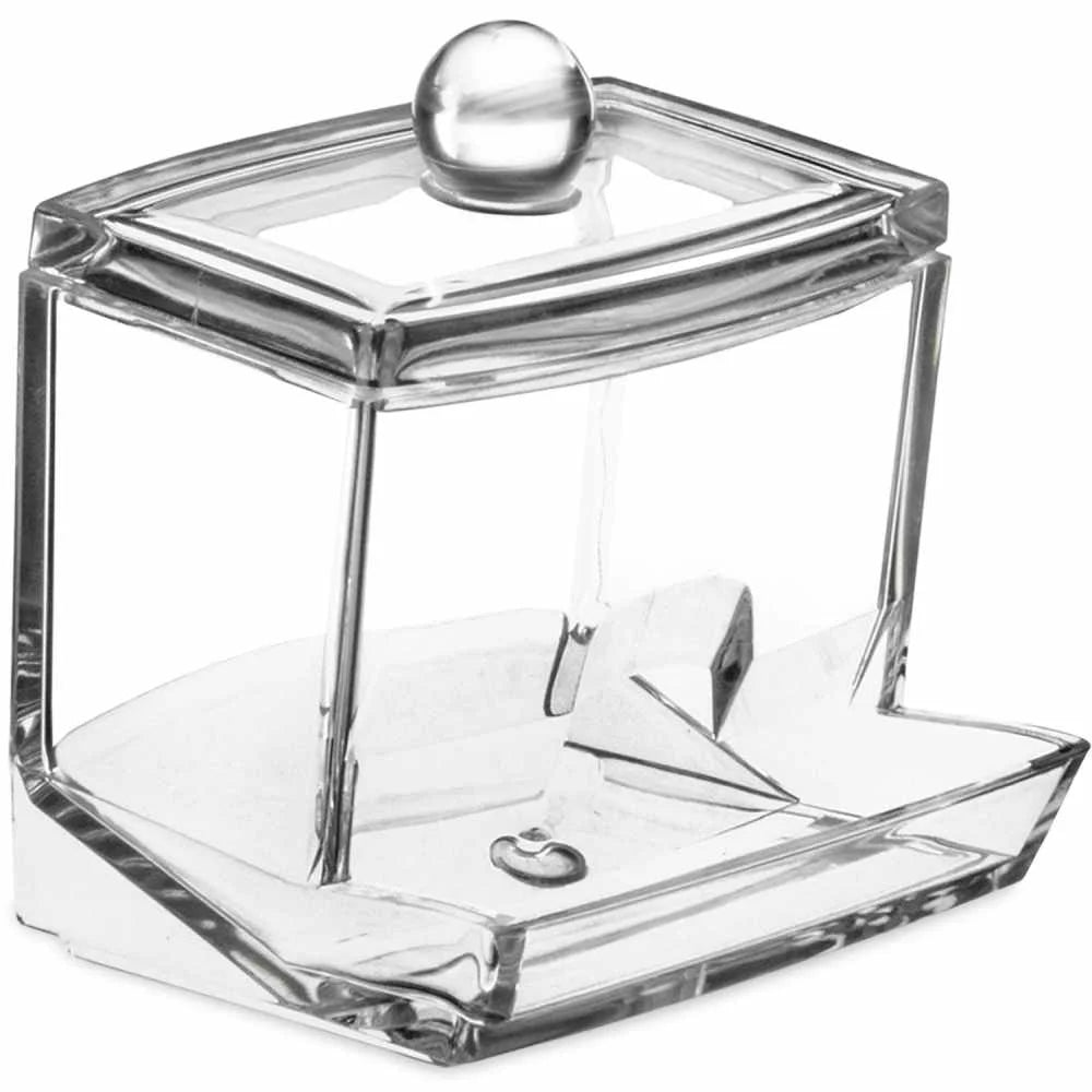 Qtip, Cotton Swabs, Bobby Pins, Toothpicks & More Countertop Acrylic Organizer for Health Beauty Items