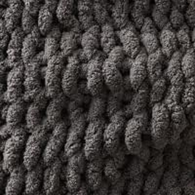 Chunky Knit Blanket (60X80 Inches) - Soft Knitted Yarn Blanket Large Gray - Handmade Throw Blanket Grey - Crochet Throw Blanket for Sofa, Bed, Couch (Slate Grey, 60X80 In)