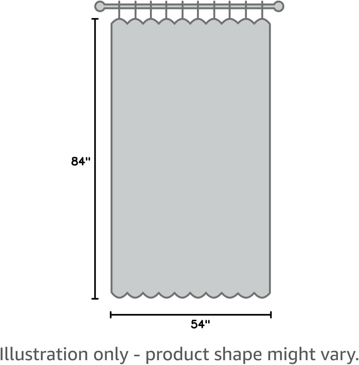 Purple Sheer Curtains - 84 Inches Length, 2 Panels Set Sheer Drapes, Light Filtering Textured Window Curtain for Living Room, Bedroom, Kitchen, and Dining Room - 54"X84", Purple