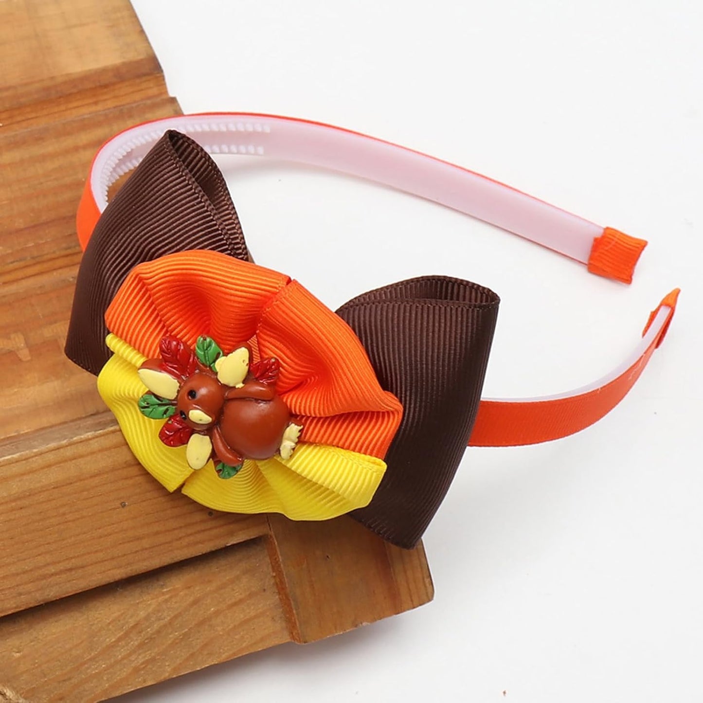 Thanksgiving Bow Headband Cute Turkey Hair Band for Girls Baby Thanksgiving Hair Accessories Party Gift Thanksgiving Hair Band for Kids Girls