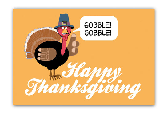 Funny Turkey Thanksgiving Postcards - 4 X 6 Happy Thanksgiving Postcards - 40 Th